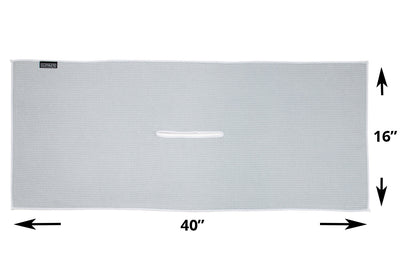 Center Cut Microfiber Golf Towel - 16"x40"