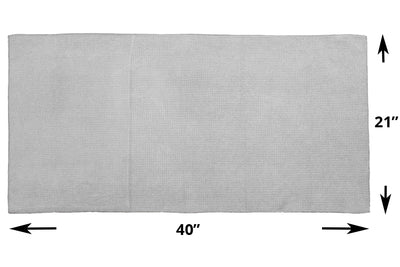 Large Microfiber Sports Towel 21"x40" - Gym, Golf, Camping, Cooling
