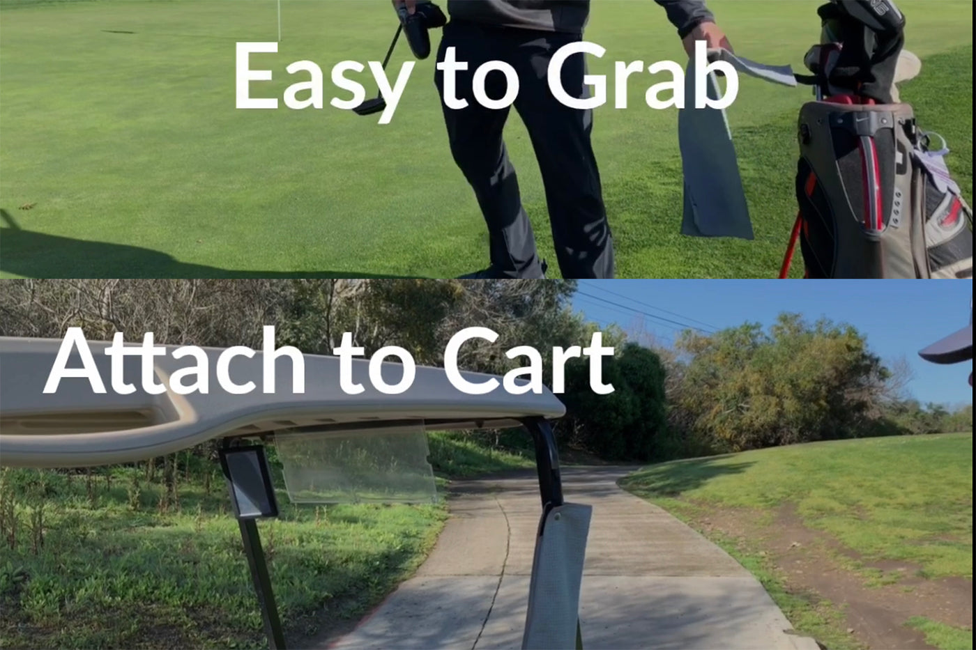 Magnetic Greenside Golf Towel - Single